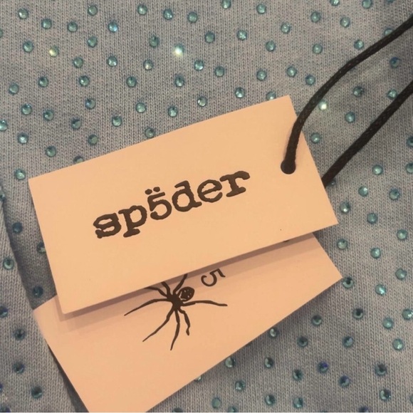 SP5DER VVS Light Blue Hoodie New - Picture 4 of 6